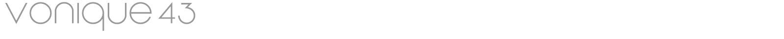 Vonique 43 font preview